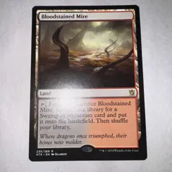 Magic the Gathering Bloodstained Mire Khans of Tarkir #230 - Image 1