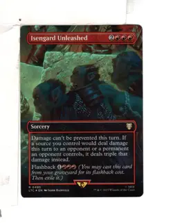 MTG SkeenAB Isengard Unleashed BORDERLESS FOIL from LTC. NM. - Image 1