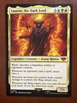 MTG Sauron, the Dark Lord - The Lord of the Rings - LP - Image 1