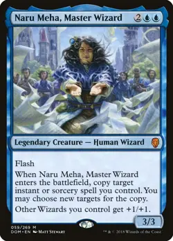 Naru Meha, Master Wizard 59 NM Normal Dominaria MTG EN - Image 1