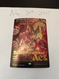 MTG Secret Lair Blasphemous Act Rainbow Foil #322 NM/M - Image 2