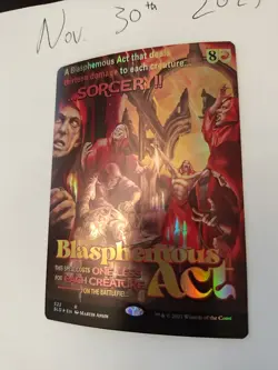 MTG Secret Lair Blasphemous Act Rainbow Foil #322 NM/M - Image 3
