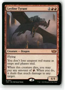 Leyline Tyrant Commander: Tarkir: Dragonstorm Regular - Image 1