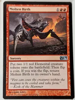 Molten Birth - Magic 2014 Core Set M14 - Magic the Gathering MTG Nice! - Image 1