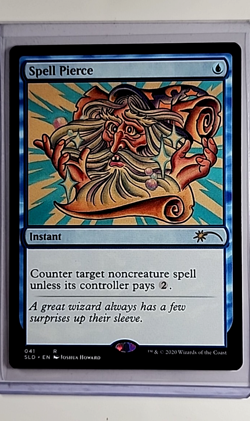 2020 MTG Magic the Gathering SLD Secret Lair Drop #41 Spell Pierce Rare WOTC - Image 1