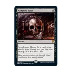 WOTC MtG Commander Legends Vampiric Tutor (MR) NM - Image 1