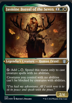 Jasmine Boreal of the Seven Foil Etched Domanaria United Commander MTG Uncommon - Image 1