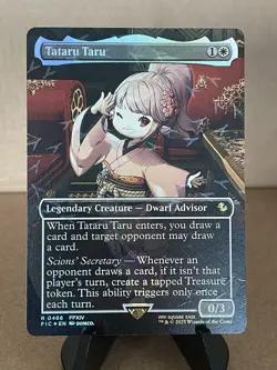 Tataru Taru (Borderless Chocobo Track Foil) Final Fantasy MTG #0466 - Image 1