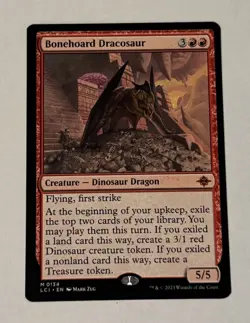 MTG Bonehoard Dracosaur - The Lost Caverns of Ixalan LP - Image 1