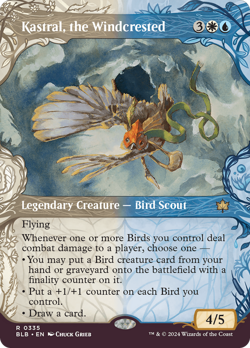 x1 Kastral, the Windcrested BLB Bloomburrow MTG 335 SHOWCASE RARE M/NM 1x - Image 1