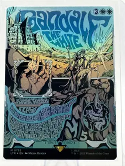 Near Mint Foil Gandalf the White (Borderless Poster) LTR 732 - Image 1
