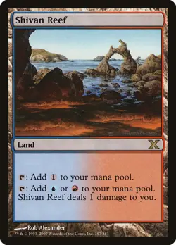 Shivan Reef [Tenth Edition] Foil Near Mint - Image 1