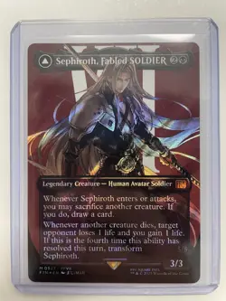 Sephiroth, Fabled SOLDIER Borderless Surge Foil 0527 Final Fantasy Foil - Image 1