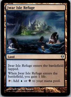 Jwar Isle Refuge U Zendikar 215 LP MTG - Image 1