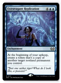 Extravagant Replication 117 Commander: Duskmourn: House of Horror NM - Image 1