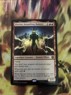 Electro, Assaulting Battery Marvel's Spider-Man Foil 76 - Image 1