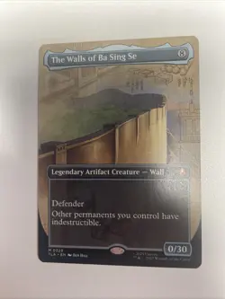 MTG The Walls of Ba Sing Se Borderless Avatar Last Airbender NM Free Shipping - Image 1