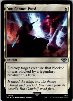 Magic | LTR | You Cannot Pass! | 38 | Foil | NM - Image 1