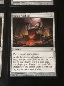 Omen Machine X4 New Phyrexia Ex Condition See Front/back Pics - Image 2