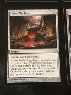 Omen Machine X4 New Phyrexia Ex Condition See Front/back Pics - Image 3