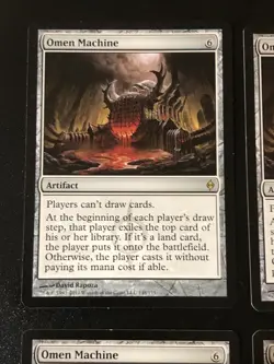 Omen Machine X4 New Phyrexia Ex Condition See Front/back Pics - Image 4