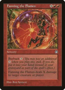 4x Fanning the Flames - MP - Tempest Block - mtg - SPARROW MAGIC - Image 1