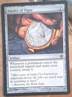 MTG Amulet of Vigor Magic The Gathering - Image 1
