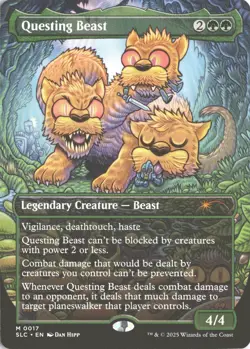MTG Questing Beast (0017) *Non-Foil* Secret Lair: Encyclopedia MT/NM Free Ship - Image 1