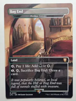 Bag End - Horizon Canopy (Borderless) 366 LTC The Lord of the Rings MTG Regular - Image 1