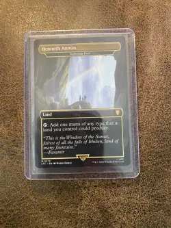 MTG Henneth Annun Tales of Middle-Earth Reflecting Pool LotR LTC #373 Mythic NM - Image 3