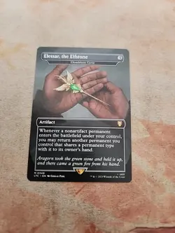 Elessar, The Elfstone-Cloudstone Curio Commander The Lord Of The Rings MTG NM - Image 1