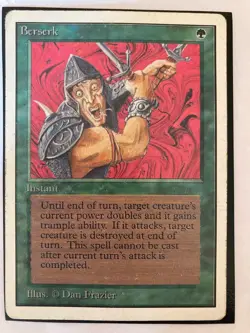 Berserk Unlimited Edition Regular MTG Original Owner - Image 1
