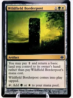 Wildfield Borderpost | MTG ALA | EDH Commander Selesnya Mana Rock Ramp | NM - Image 1
