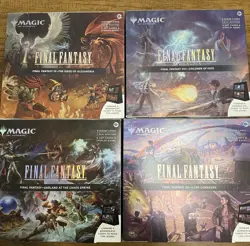 Magic The Gathering Final Fantasy Scene Box Bundle All 4 - IN HAND - Image 1