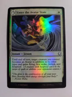 MTG Magic The Gathering - Enter the avatar state - Avatar (#18) Foil NM - Image 1