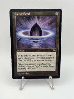 MTG x1 Lotus Petal, Tempest Rare (MP) - Image 1