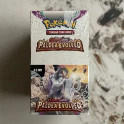 ‼✅ Pokemon Paldea Evolved Half Booster Box Brand New Full Seal - Image 1