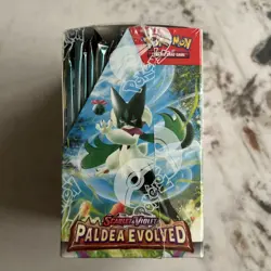 ‼✅ Pokemon Paldea Evolved Half Booster Box Brand New Full Seal - Image 2