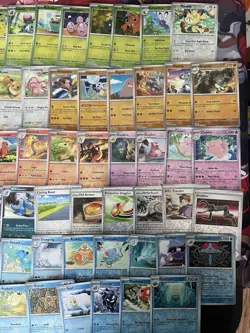 Pokemon Lot 100x Reverse Holo Cards Near Complete 151 English No Duplicates - Image 2