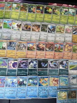Pokemon Lot 100x Reverse Holo Cards Near Complete 151 English No Duplicates - Image 4