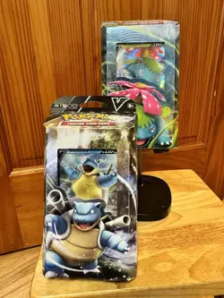 Blastoise & Venusaur Pokemon TCG V Battle 2 Factory Sealed Theme Deck Lot Bundle - Image 1