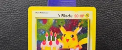 2000 POKEMON PROMO BLACK STAR #24 BIRTHDAY ______'s PIKACHU-HOLO (LP-MP) - Image 2