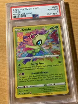 PSA8 celebi vivid voltage 2020 SWSH Pokemon - Image 1