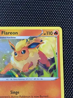 Flareon SWSH041 Sword & Shield Black Star Promo Holo Rare Pokemon TCG Near Mint - Image 3