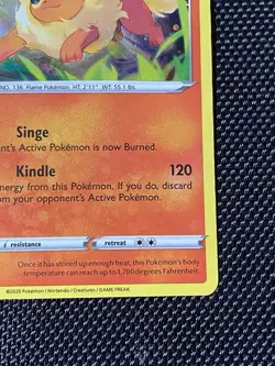 Flareon SWSH041 Sword & Shield Black Star Promo Holo Rare Pokemon TCG Near Mint - Image 4