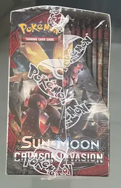 Pokemon Sun & Moon Crimson Invasion Booster Box Sealed - Image 4