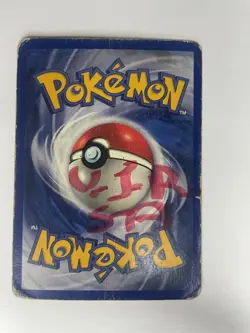 Pokemon TCG Hitmonchan Base Set 7/102 Holo 1999-2000 Wizards Base Set Damaged - Image 3