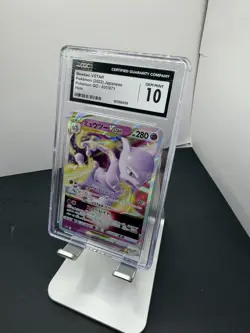 Pokemon GO - s10b Mewtwo VSTAR 031/071 Japanese CGC Gem Mint 10 - Image 1
