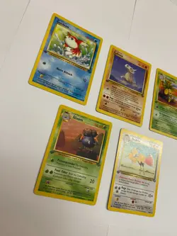 First 1st Edition Pokemon Jungle Lot Gloom Goldeen Dodrio Exeggutor Cubone - Image 2