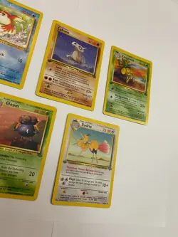 First 1st Edition Pokemon Jungle Lot Gloom Goldeen Dodrio Exeggutor Cubone - Image 3
